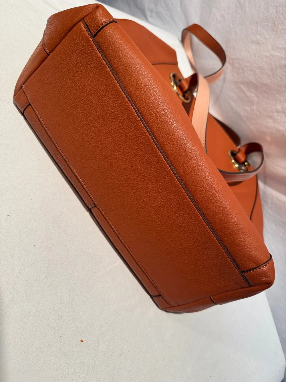 Vince Camuto Cognac Brown Shoulder Tote